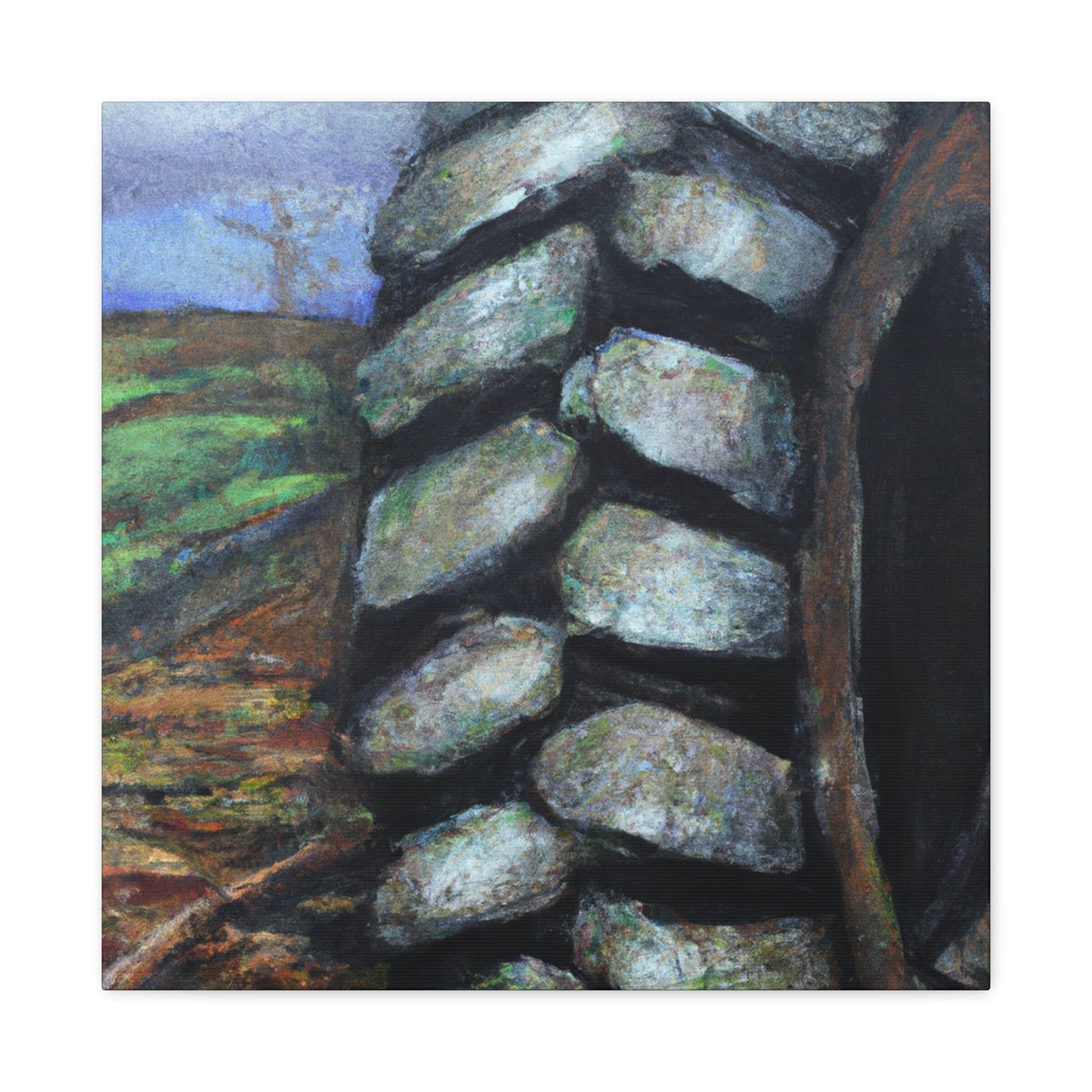 Tire of the Tractor - Canvas