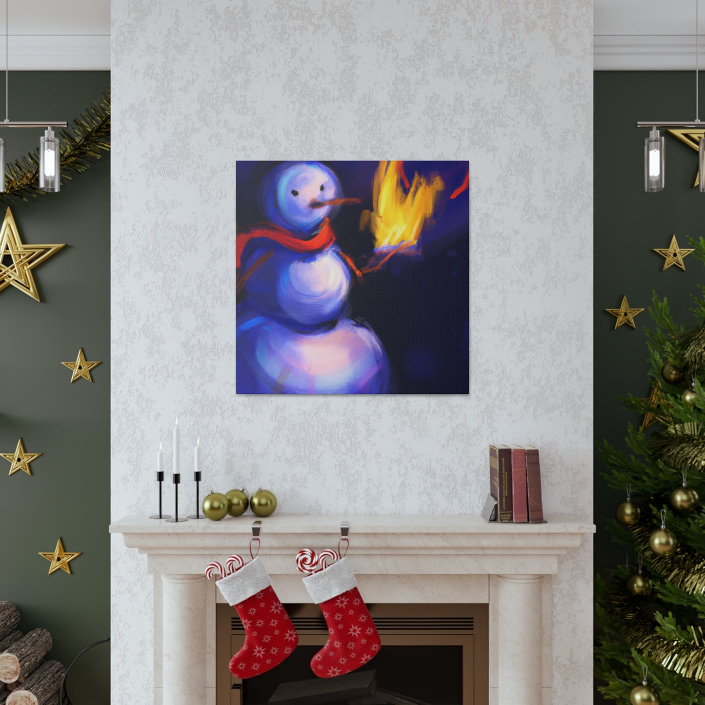 Snowy Winter Wonderland - Canvas