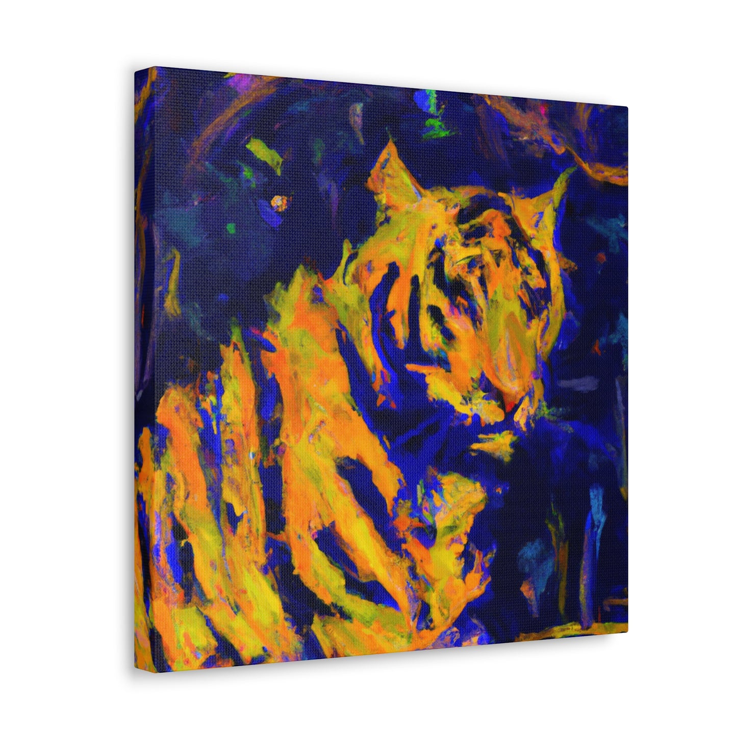 Tiger's Abstract Roar - Canvas