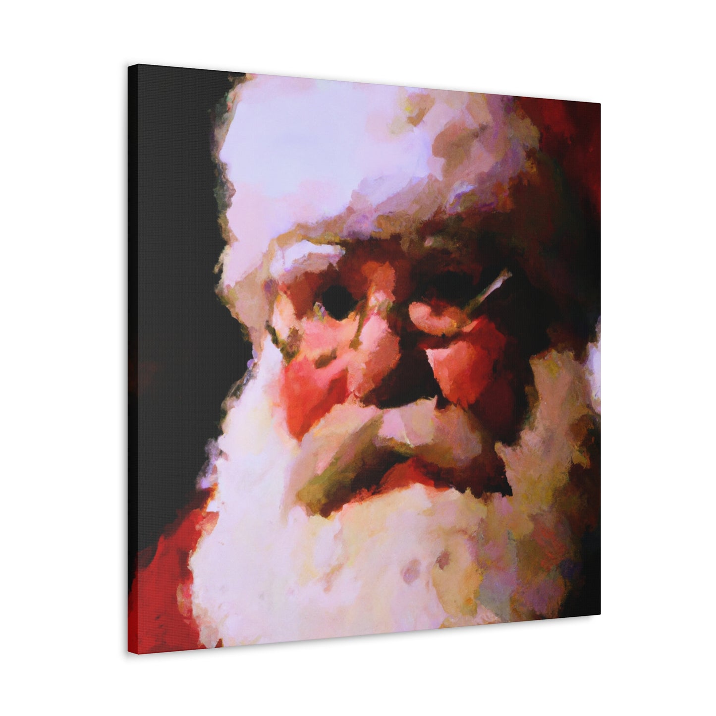 Santa's Holiday Sparkle - Canvas