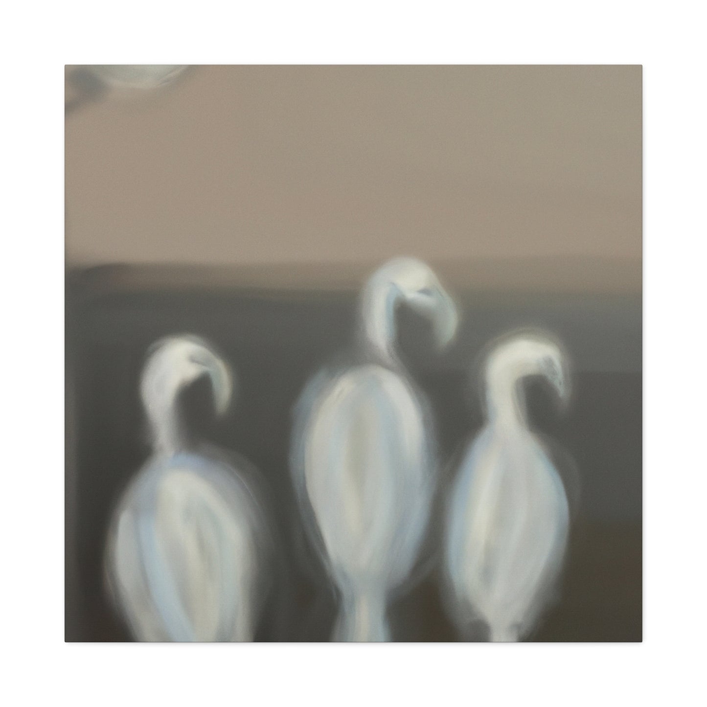 "African Greys Impressionism" - Canvas