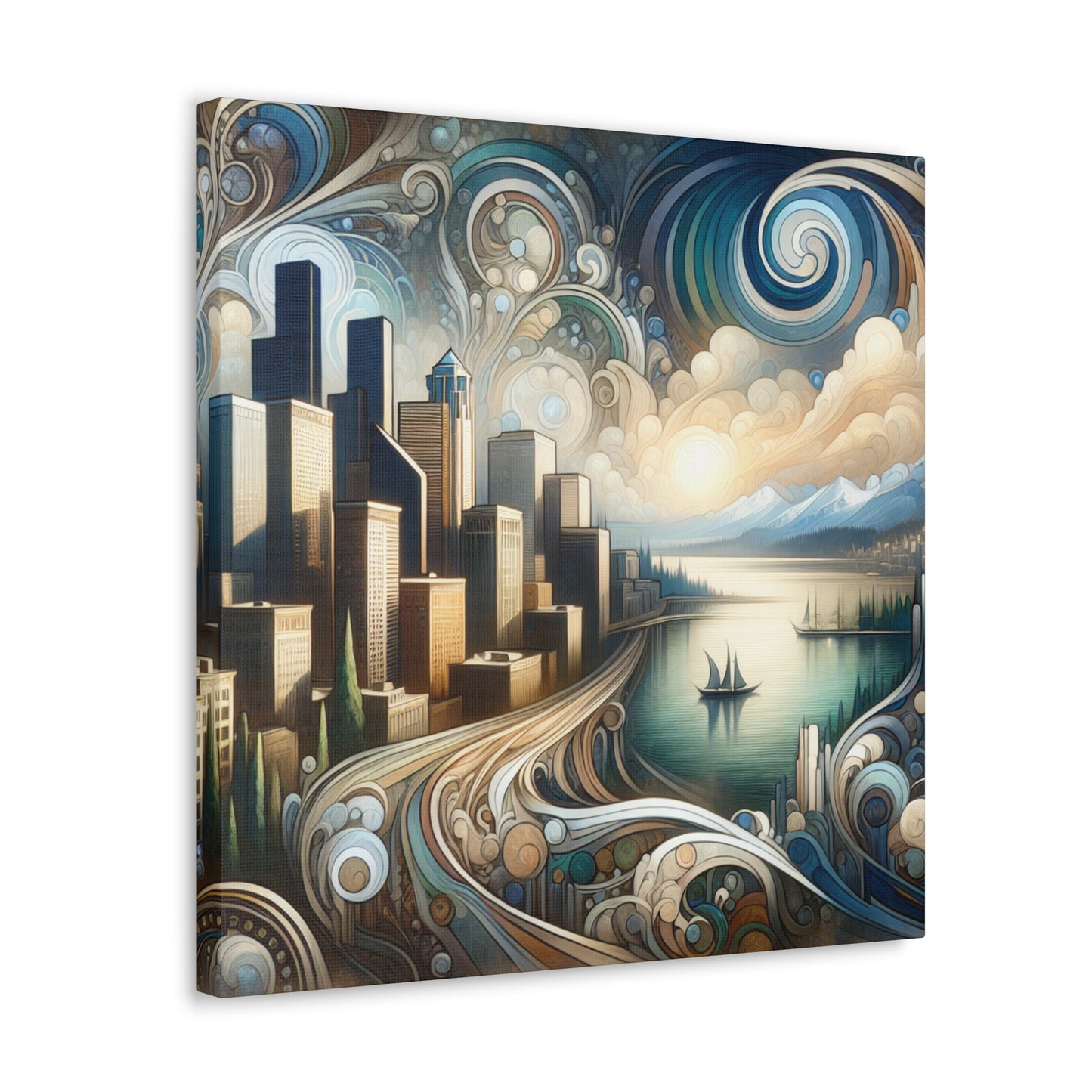 Emerald City Elegance - Canvas