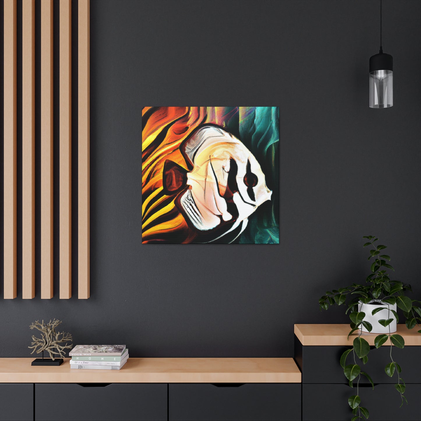 Sculptured Discus Beauty - Canvas