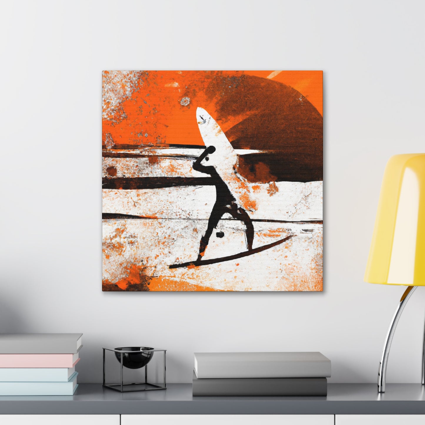 Surfing the Wave Crest - Canvas