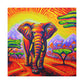 "Elephant in the City" - Canvas