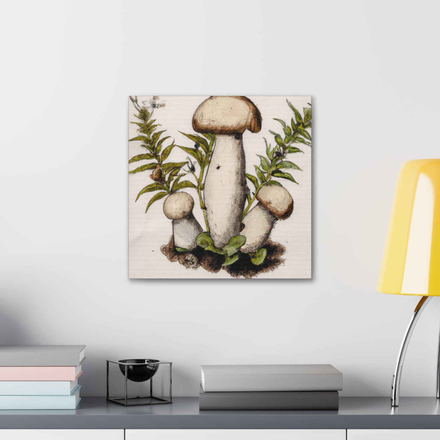 Majestic Porcini Feast - Canvas