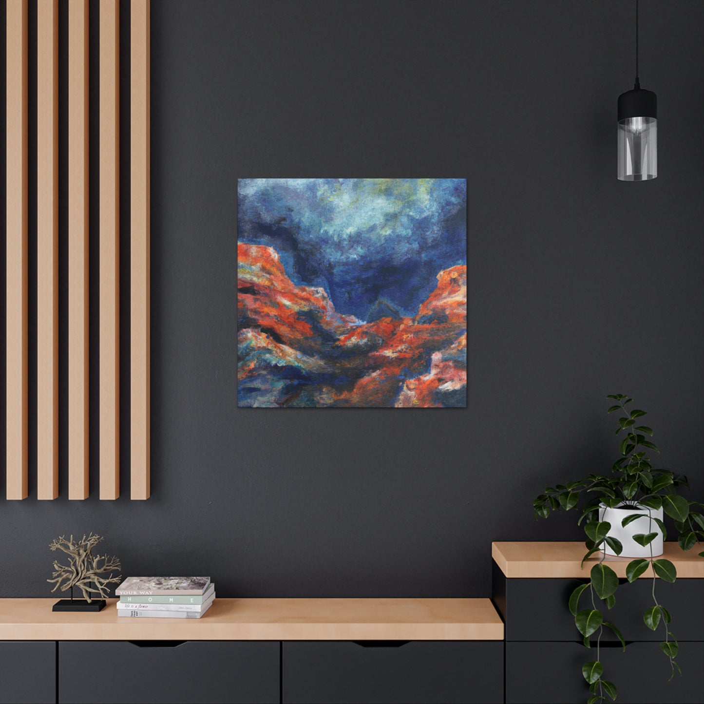 "Canyon in Impressionism" - Canvas