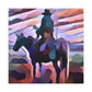 Cowboy on the Range - Canvas