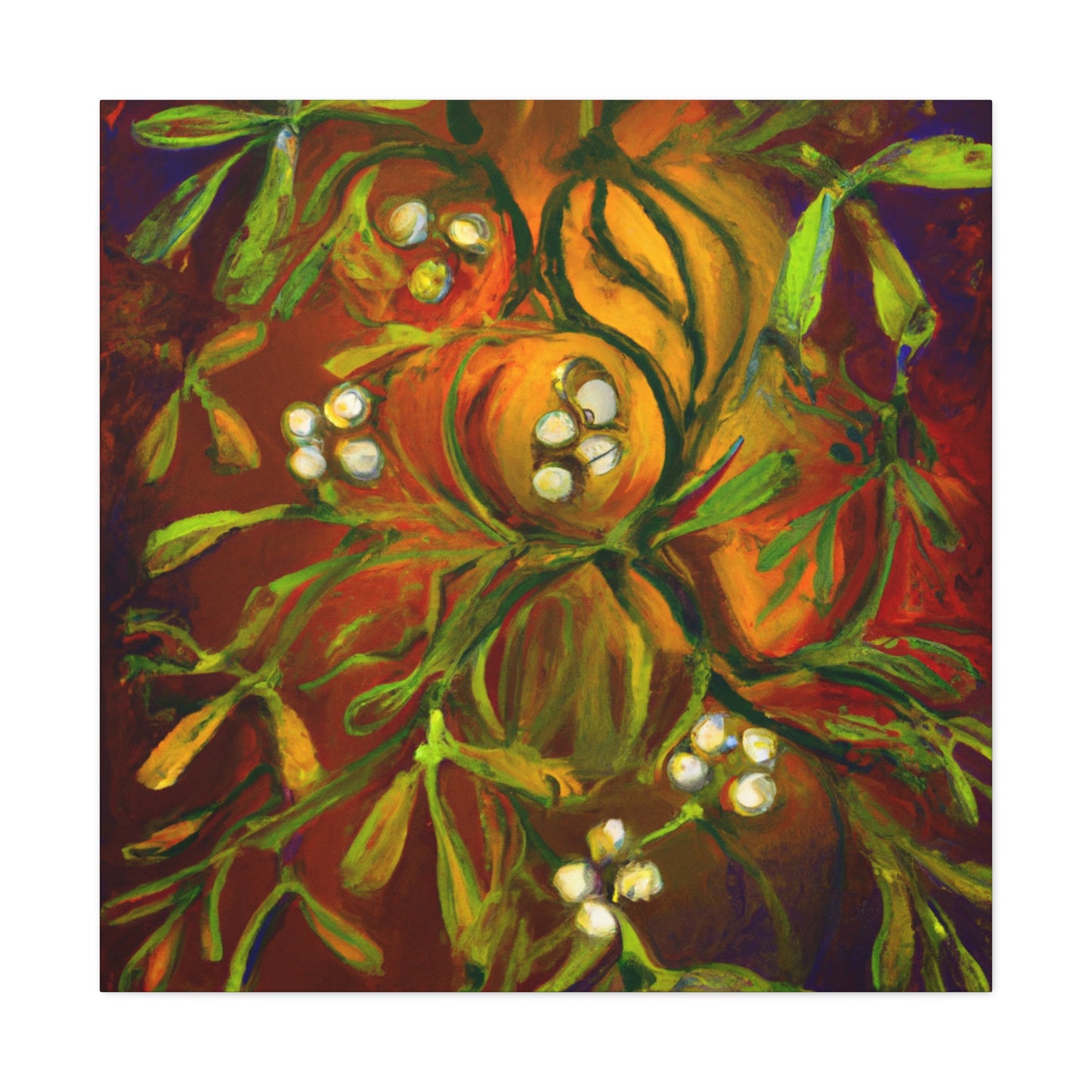 Mistletoe Magic Scene - Canvas