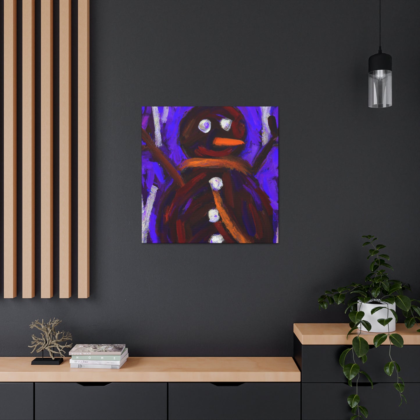 Frosty the Snowman. - Canvas