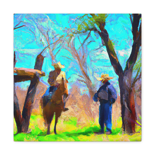 Ponderosa in Impressionism - Canvas