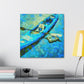 Kayaking the Open Waters - Canvas