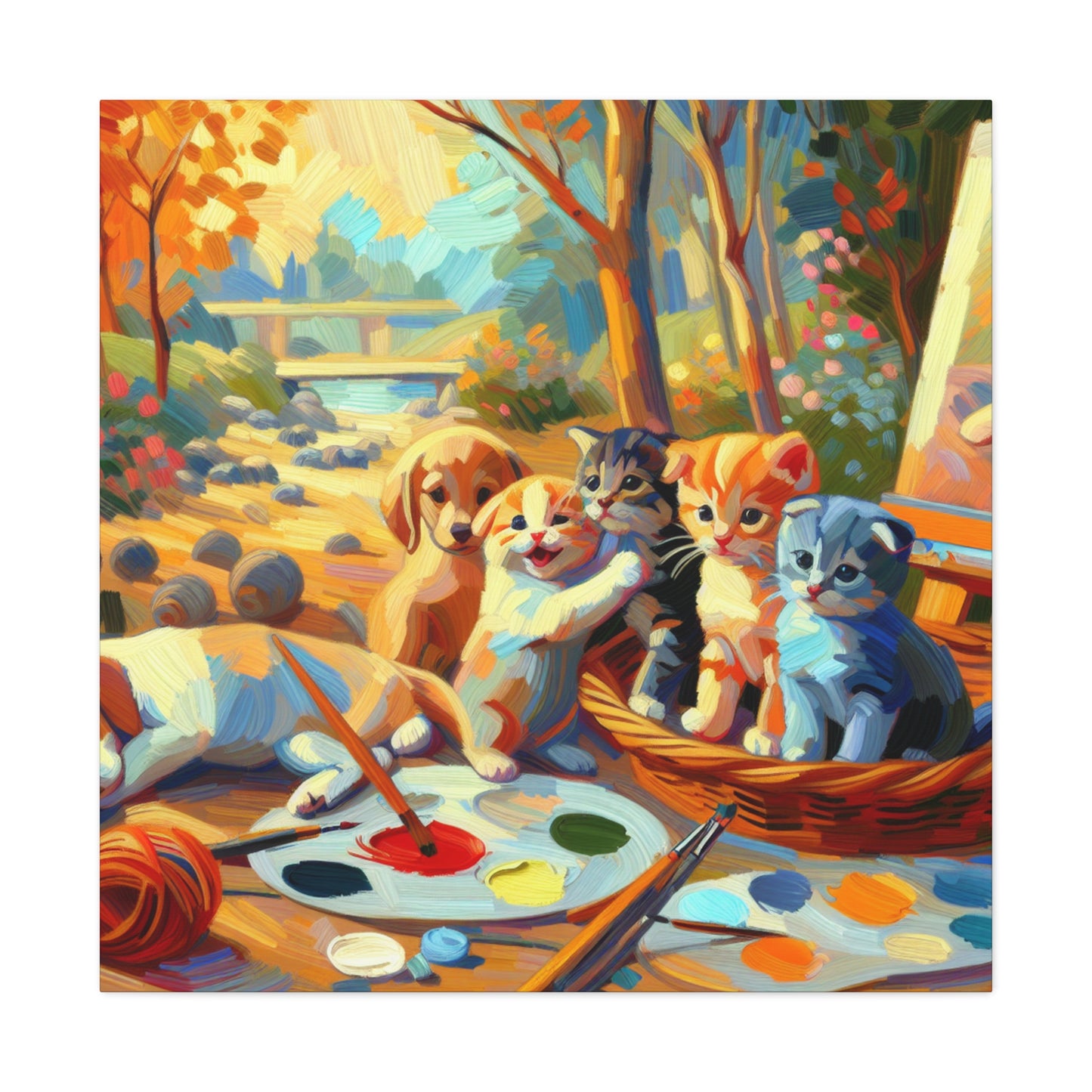 Whimsical Pet Melody - Canvas