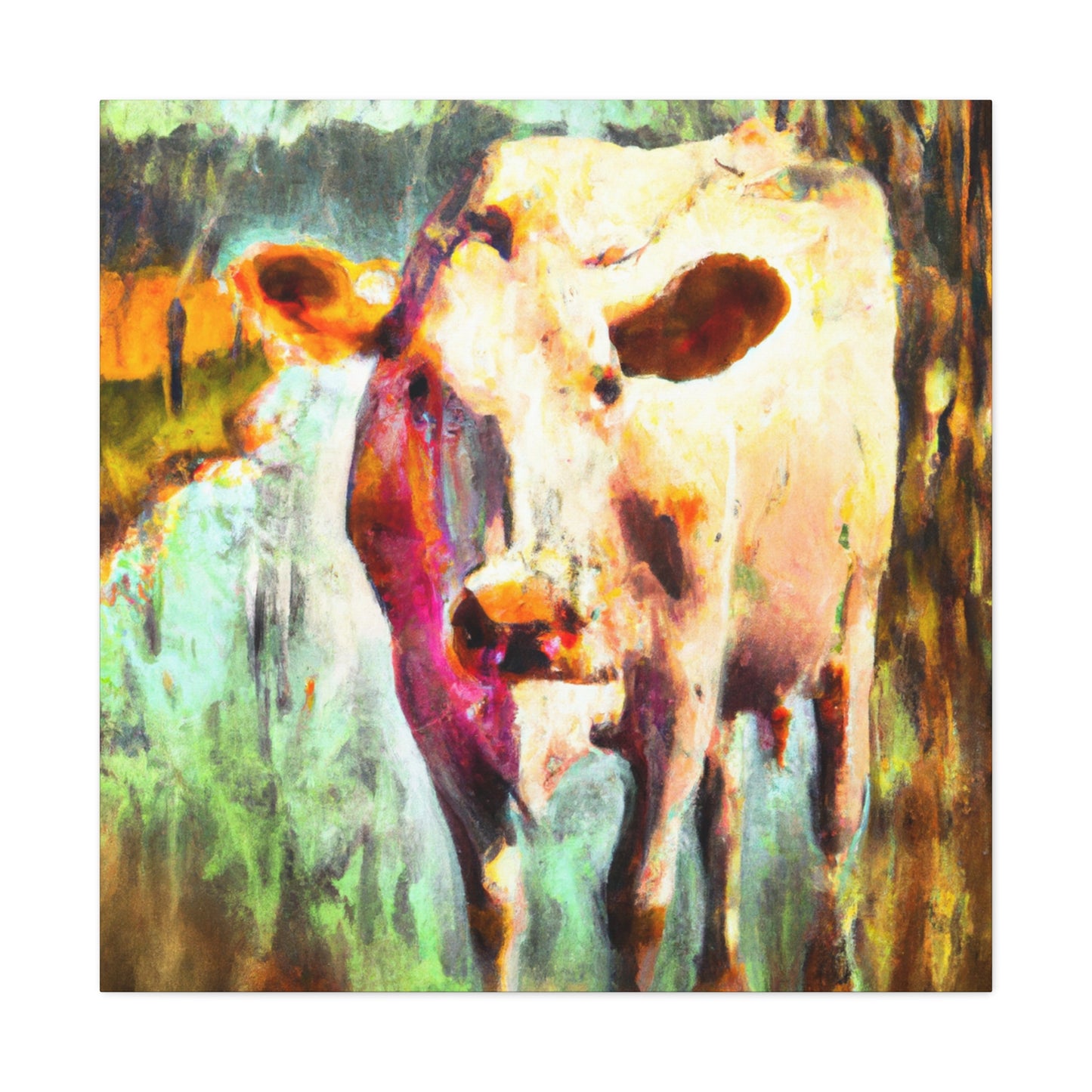 Milky Moo Mosaic - Canvas