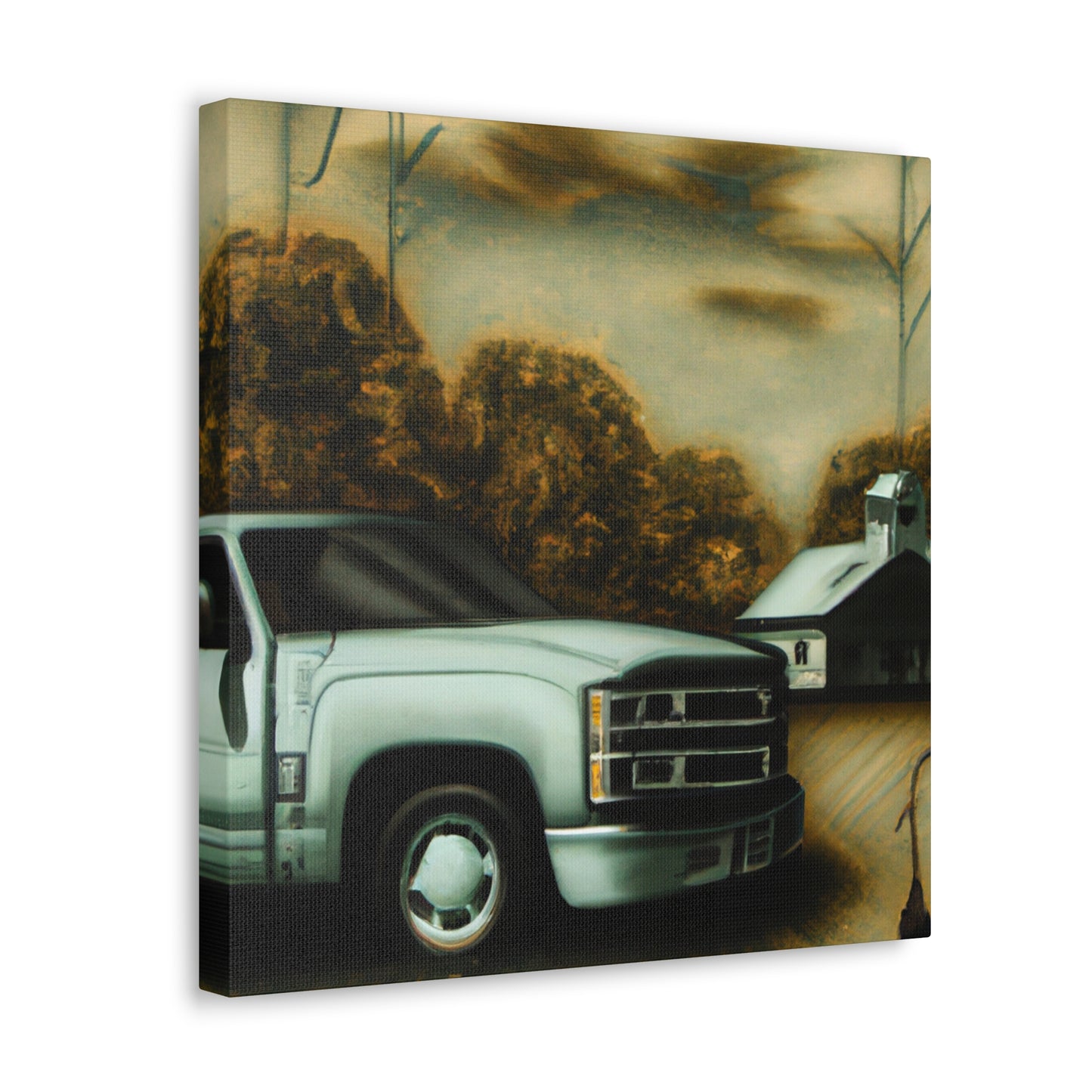 "Old Pickup Reminiscence" - Canvas