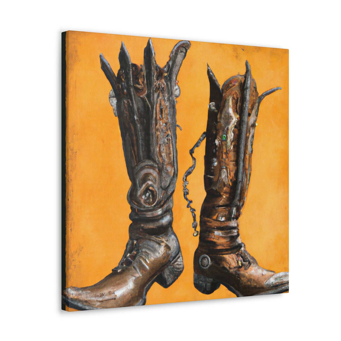 "Boots of Brass and Steel" - Canvas