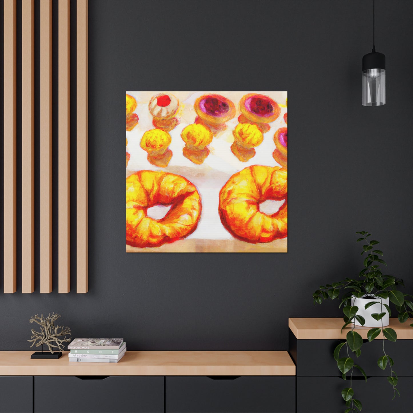 "Pastries in Impressionism" - Canvas