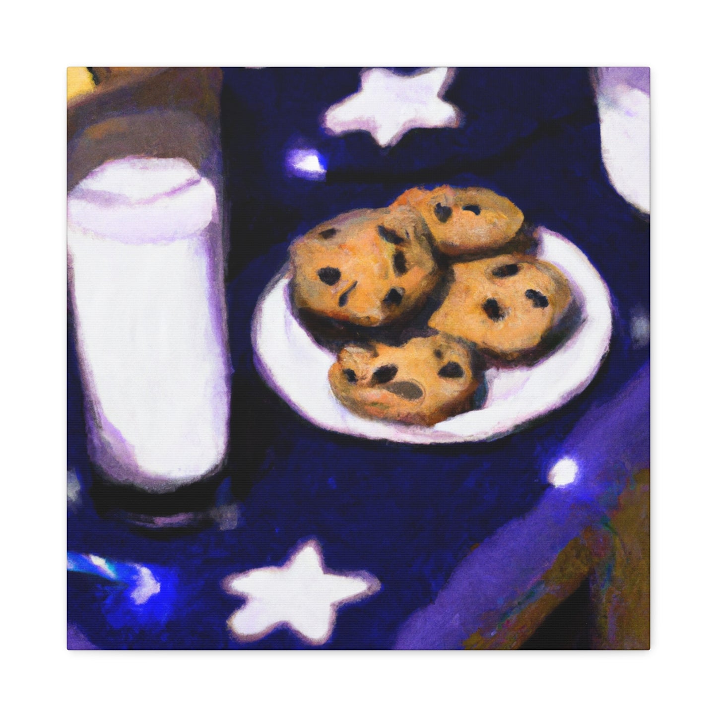 Milk and Cookie Delight - Canvas