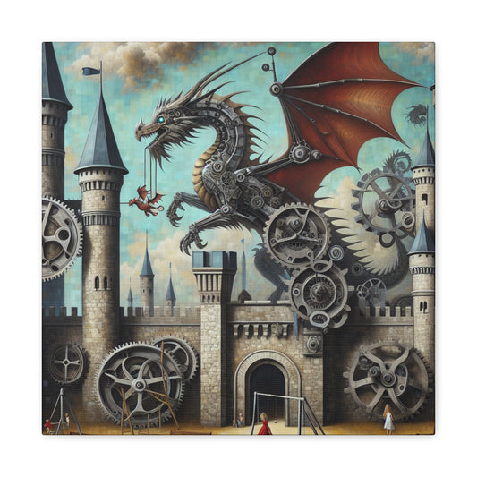 Enchanted Beholders and Myth - Canvas