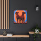 Ridgeback Art Deco. - Canvas