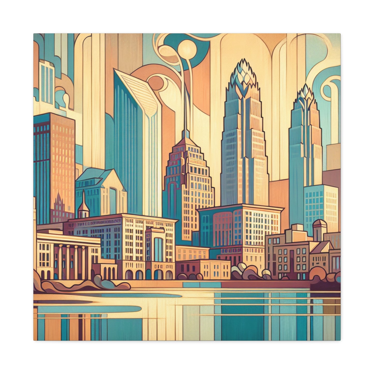 Queen City in Bloom - Canvas