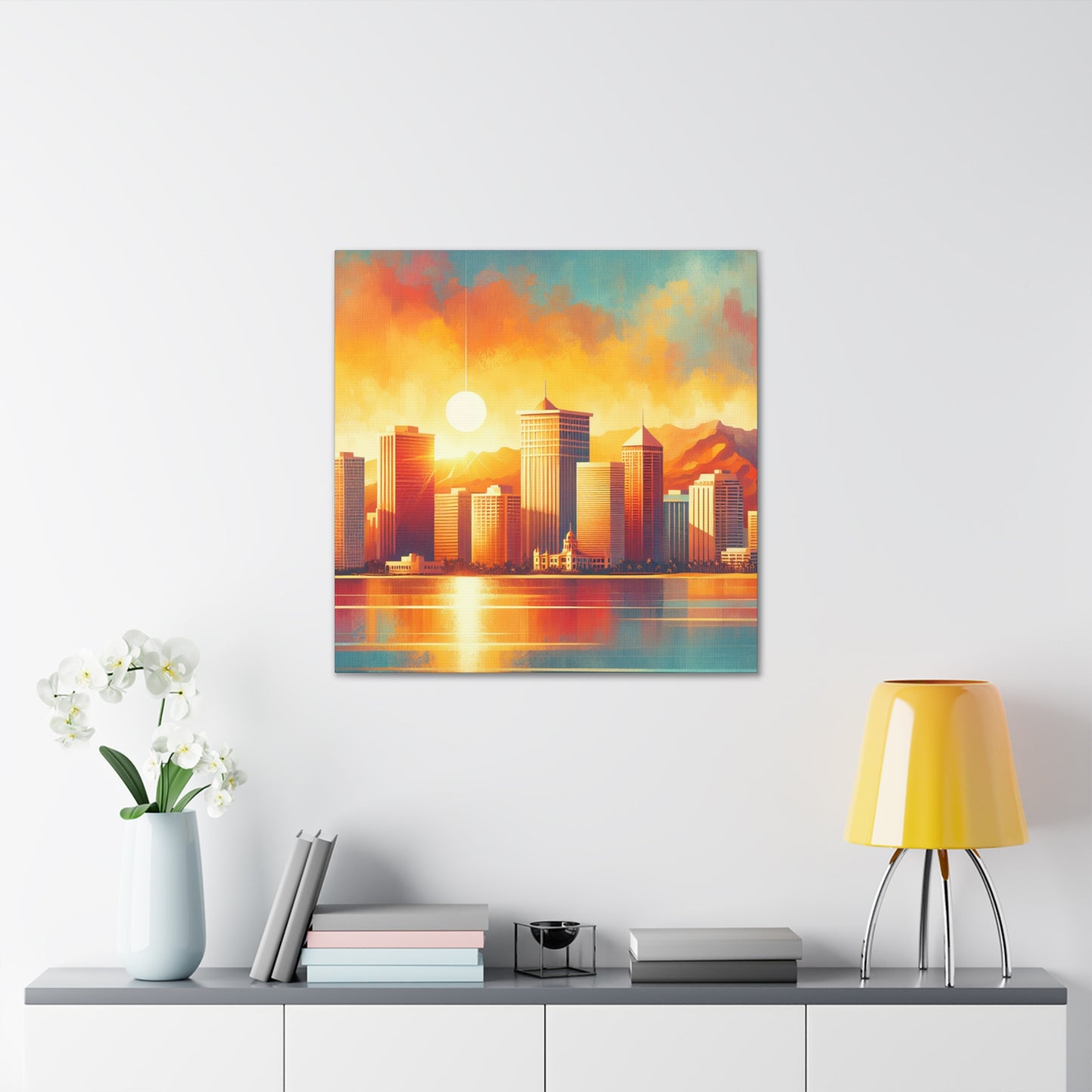 "Serene Island Symphony" - Canvas