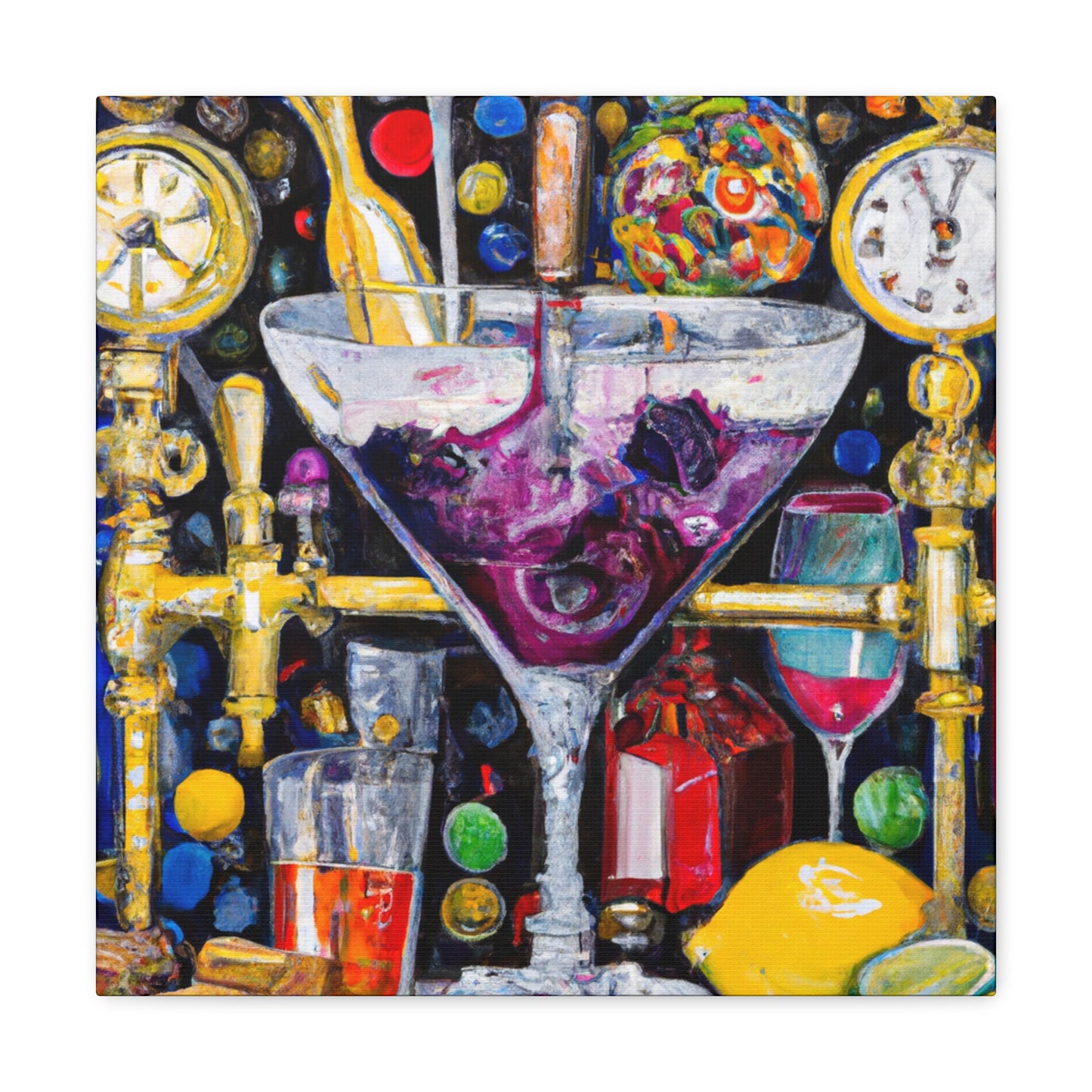 "Bar Tap Finesse Classique" - Canvas