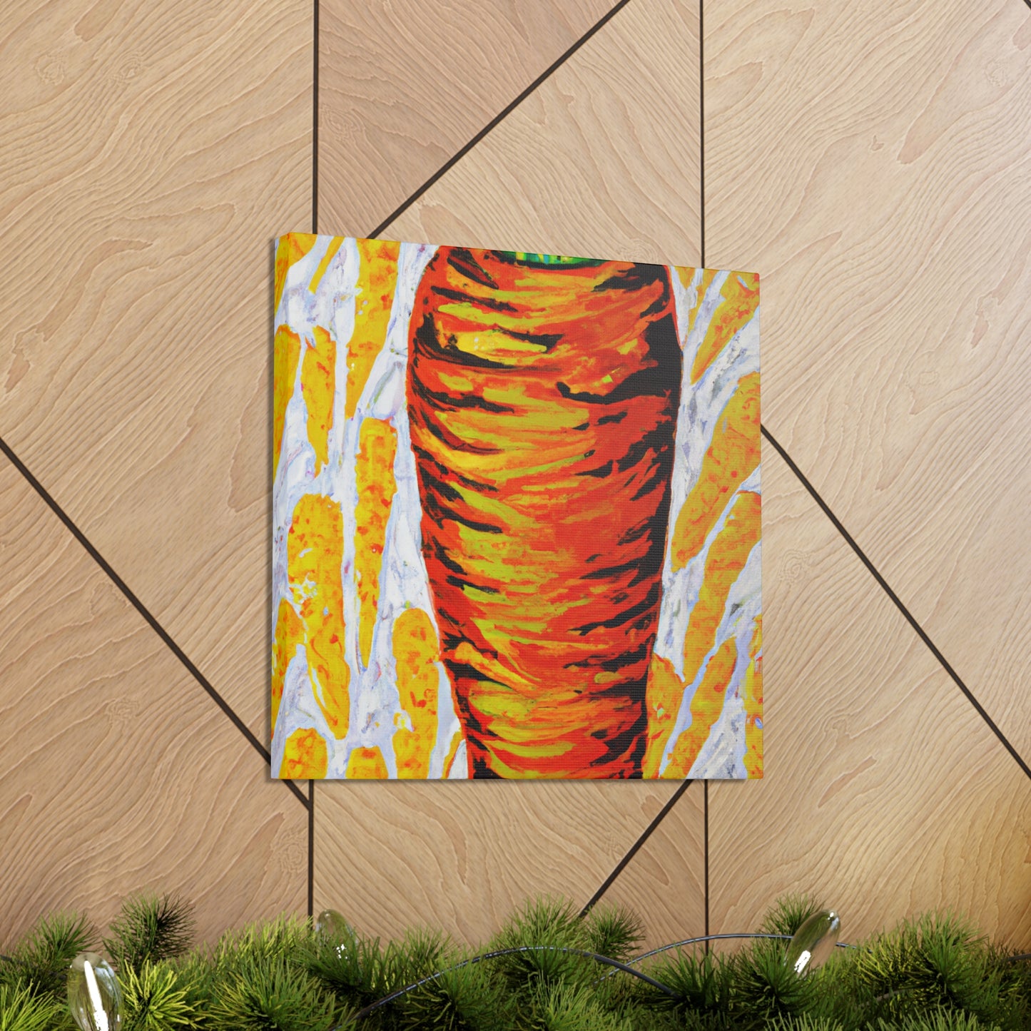 Carrot Pop Art Boom - Canvas