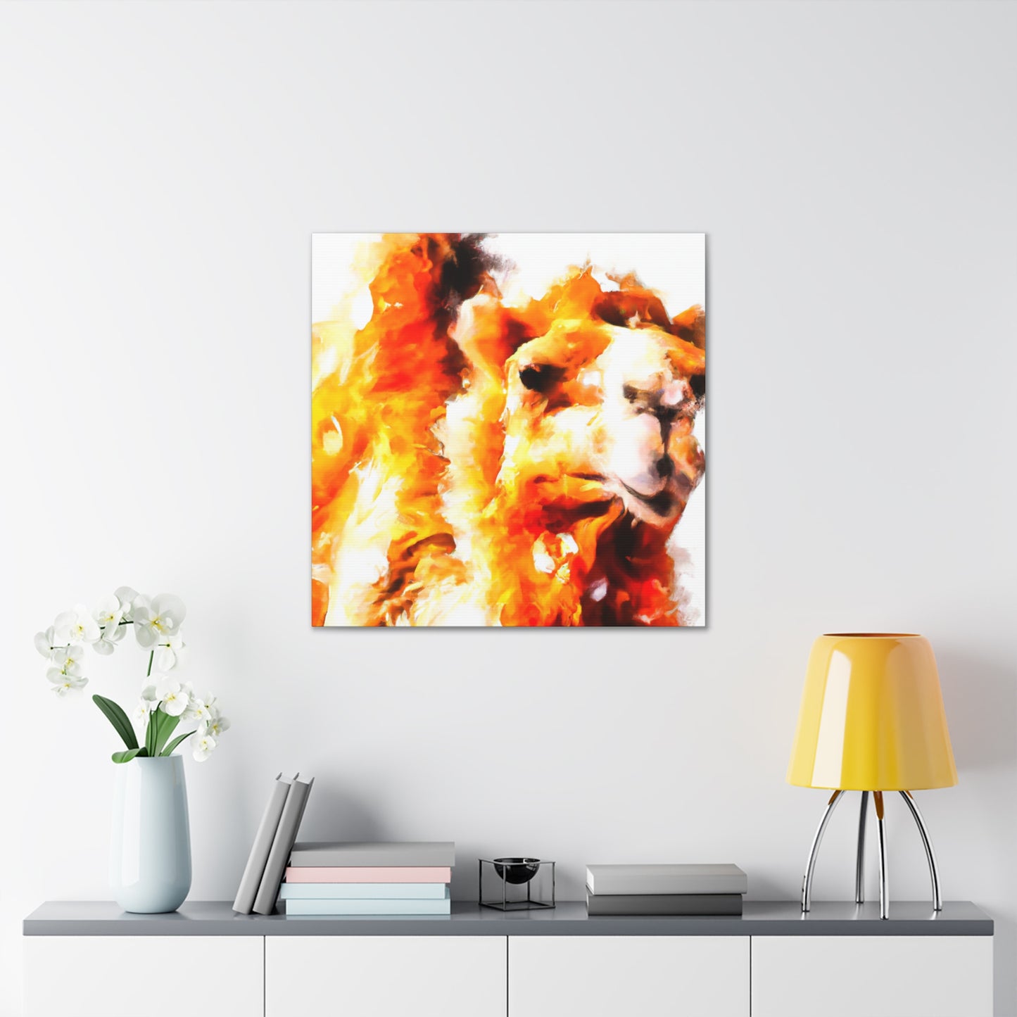 "Majestical Bactrian Camel" - Canvas