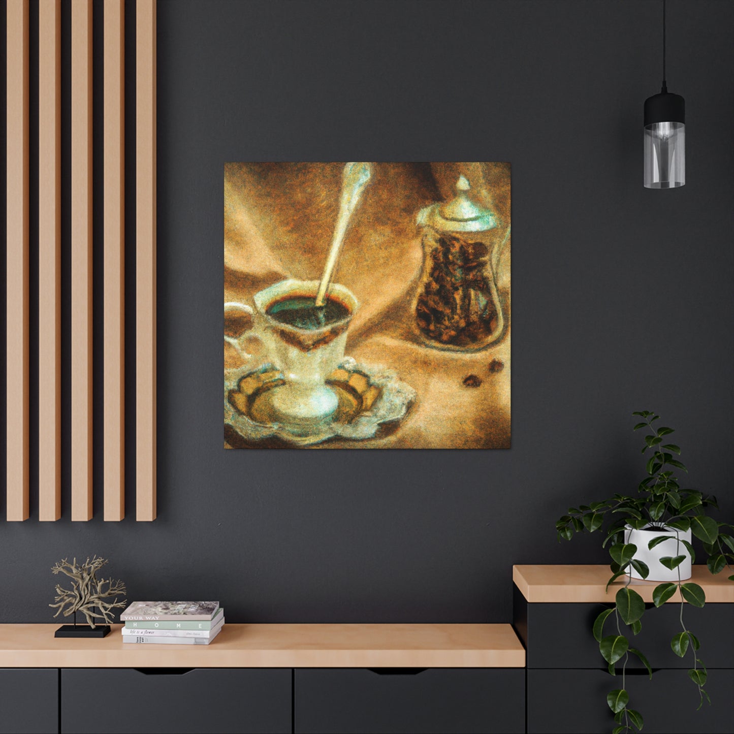 "Coffee in Baroque Style" - Canvas