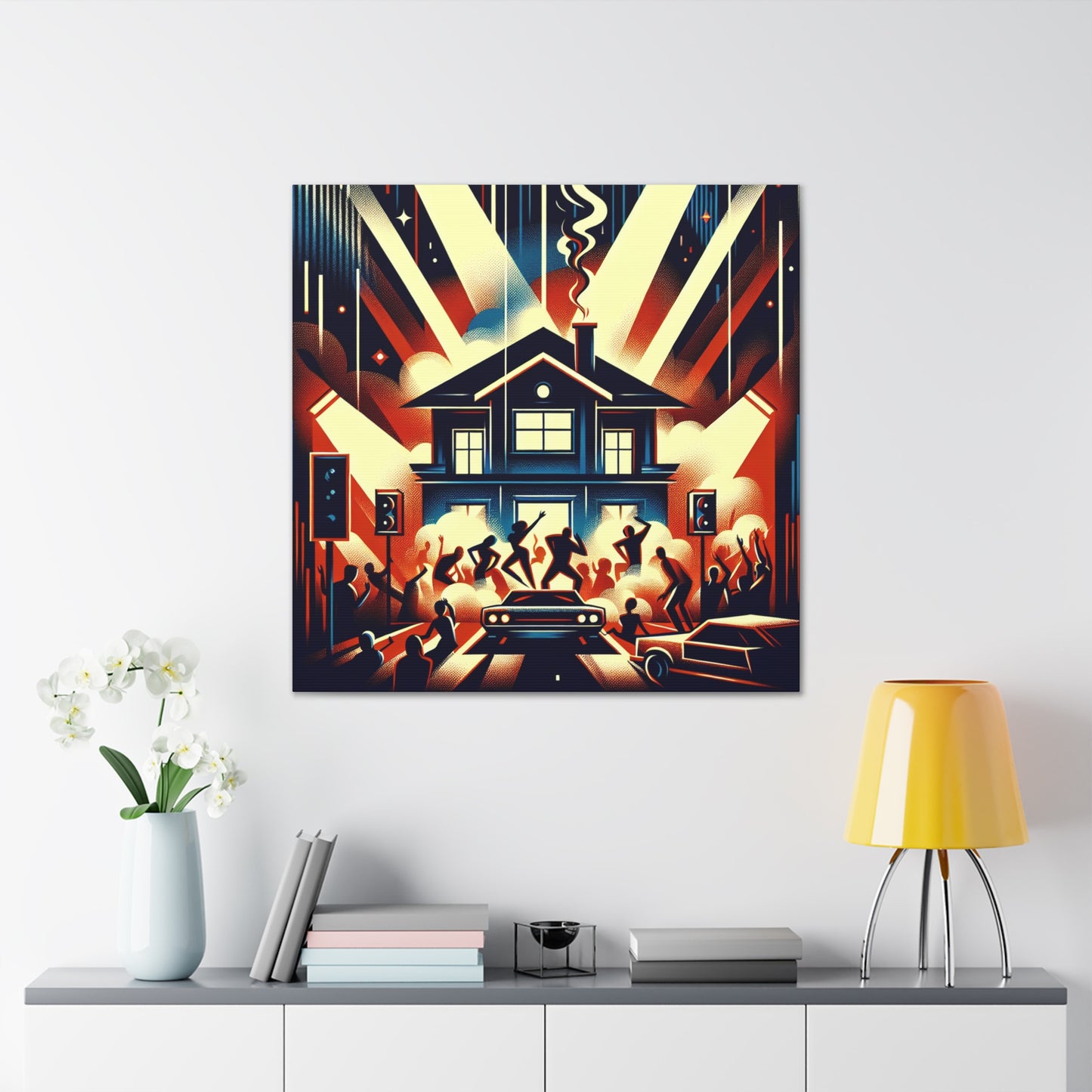 Ecstatic Revelry in Abstraction - Canvas