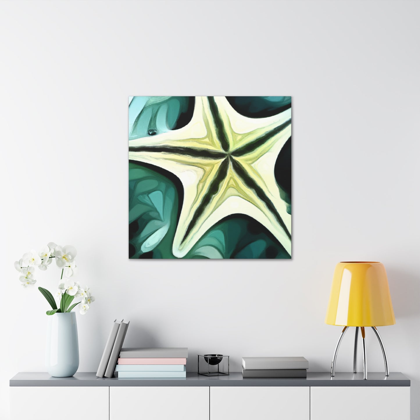 "Starfish Sparkles Aloft" - Canvas