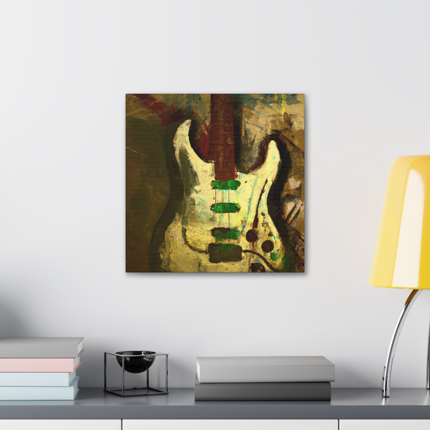 Electric Guitar Masterpiece - Canvas