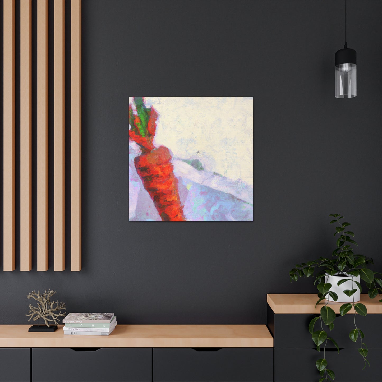 Carrot Vibrancy Abound - Canvas