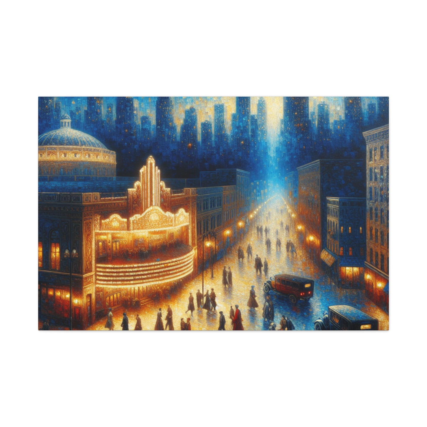 "Enchanting Urban Tapestry" - Canvas