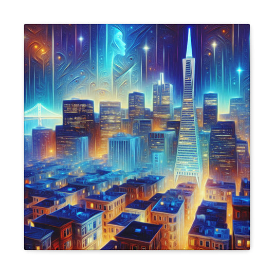 Mystical City Reverie - Canvas