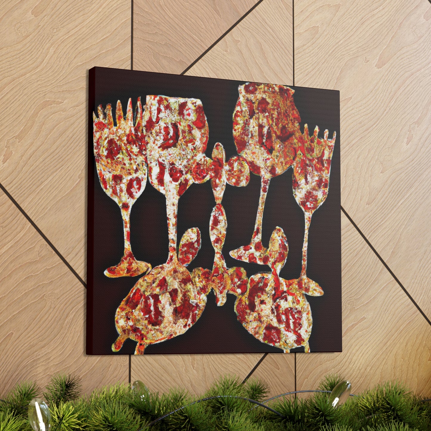 Feast on a Table - Canvas