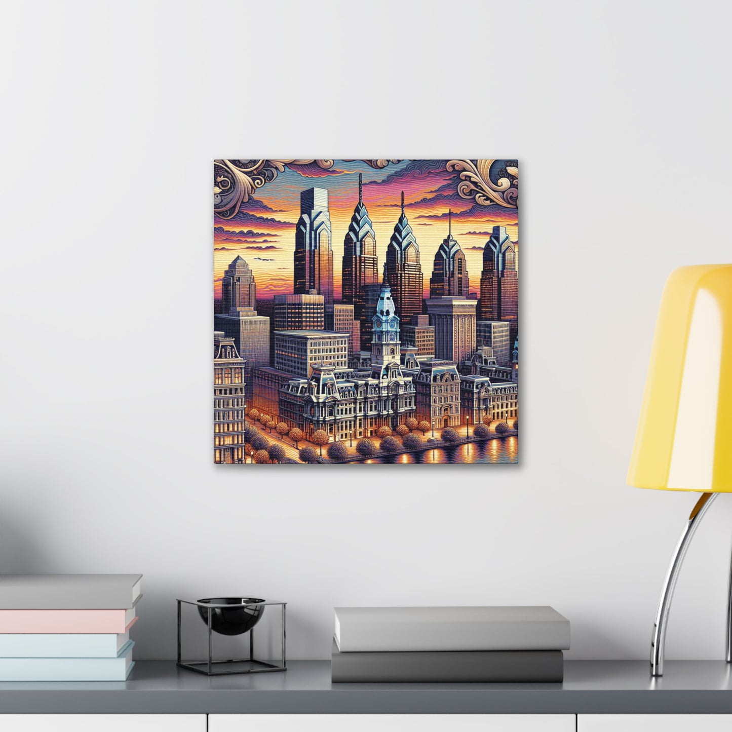 "Philly Dreamscape Unveiled" - Canvas