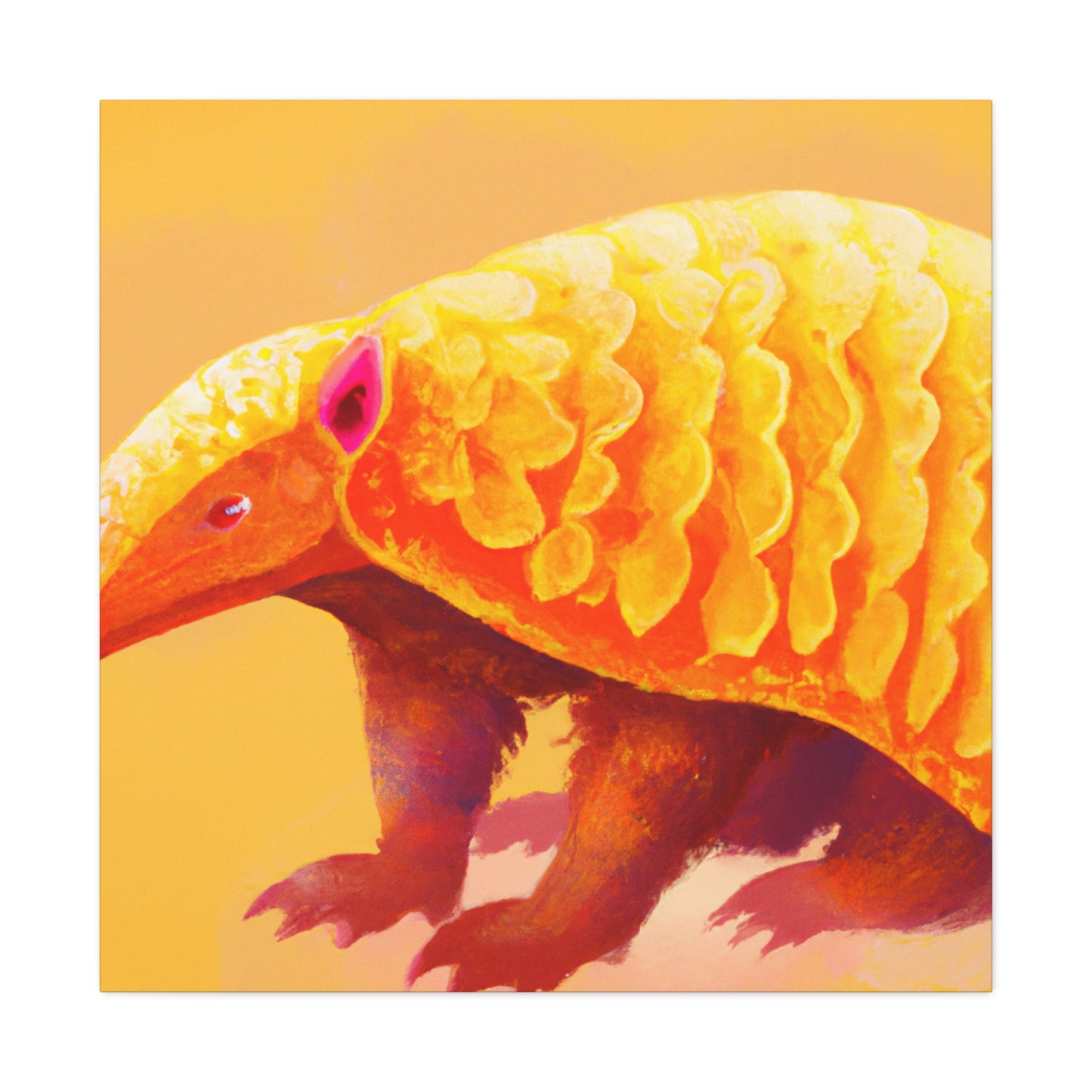 "Protective Pangolin Spirit" - Canvas