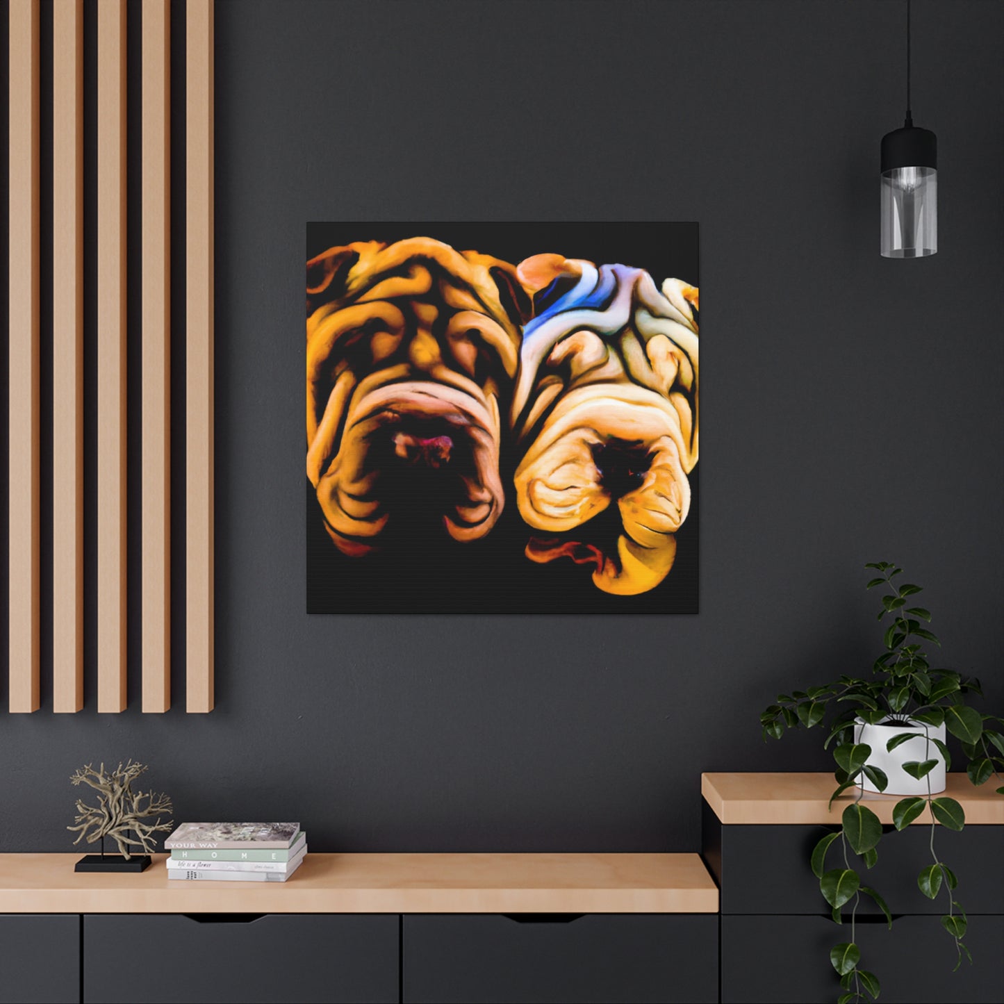 Shar Pei Serenade - Canvas