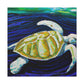 "Sea Turtle Dreamscape" - Canvas