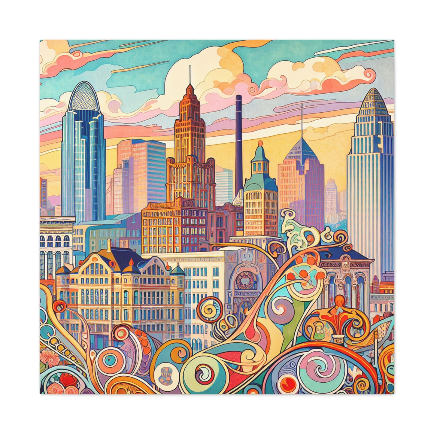 "Enchanting Cincinnati Dreams" - Canvas