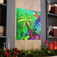 Palm Tree in Bloom - Canvas