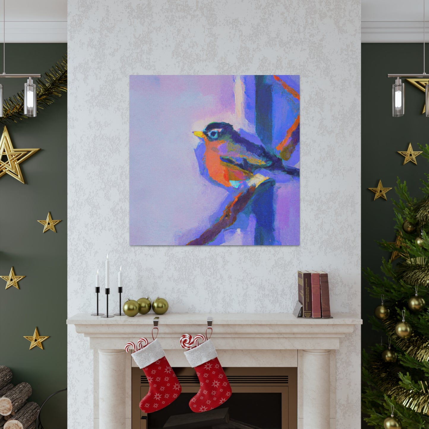 "American Robin Reflection" - Canvas