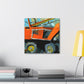 Tractor in the Sunset - Canvas