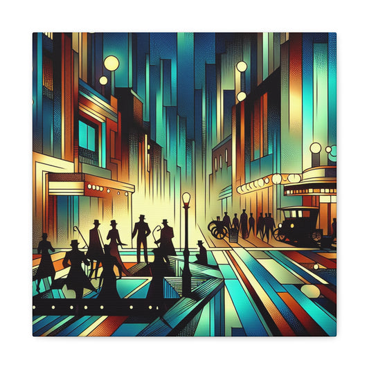 Whimsical City Melodies - Canvas