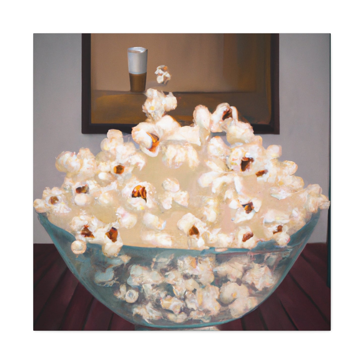 "Popcorn in Surreality". - Canvas