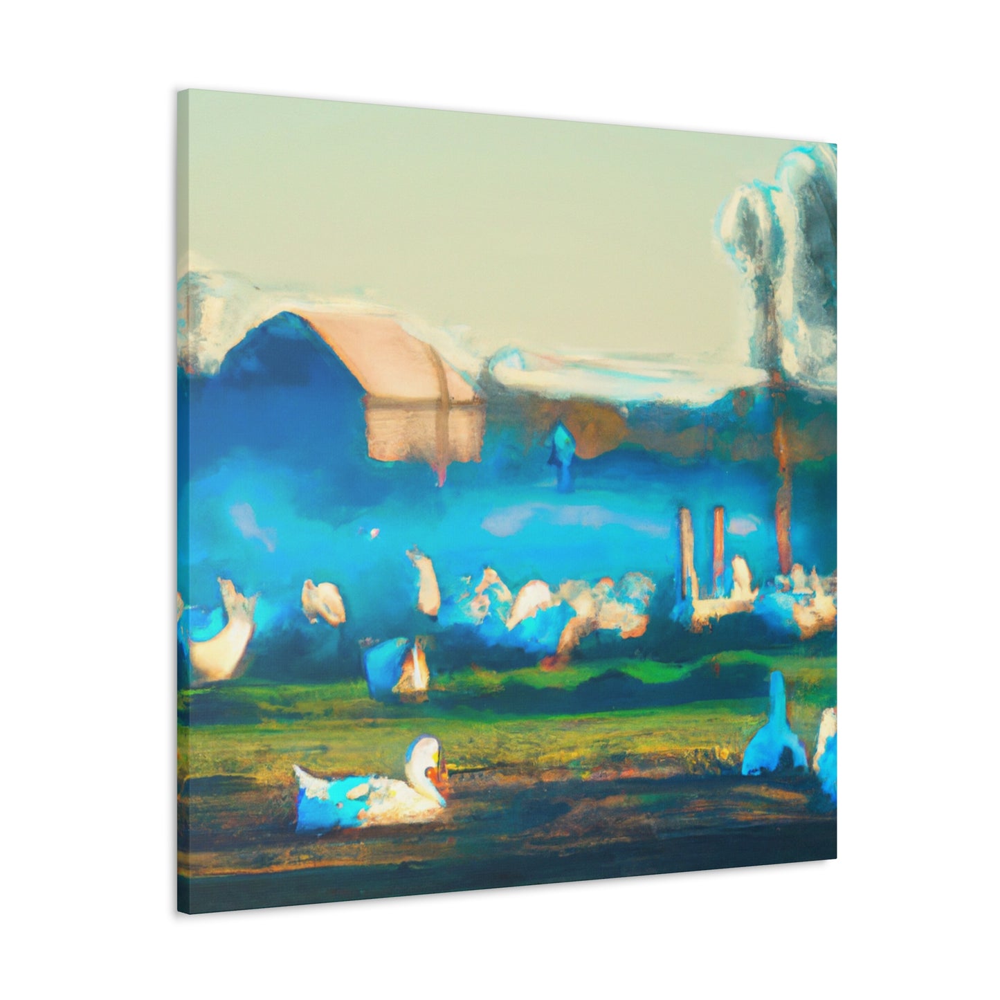 DUCK Illuminated Sunrise - Canvas