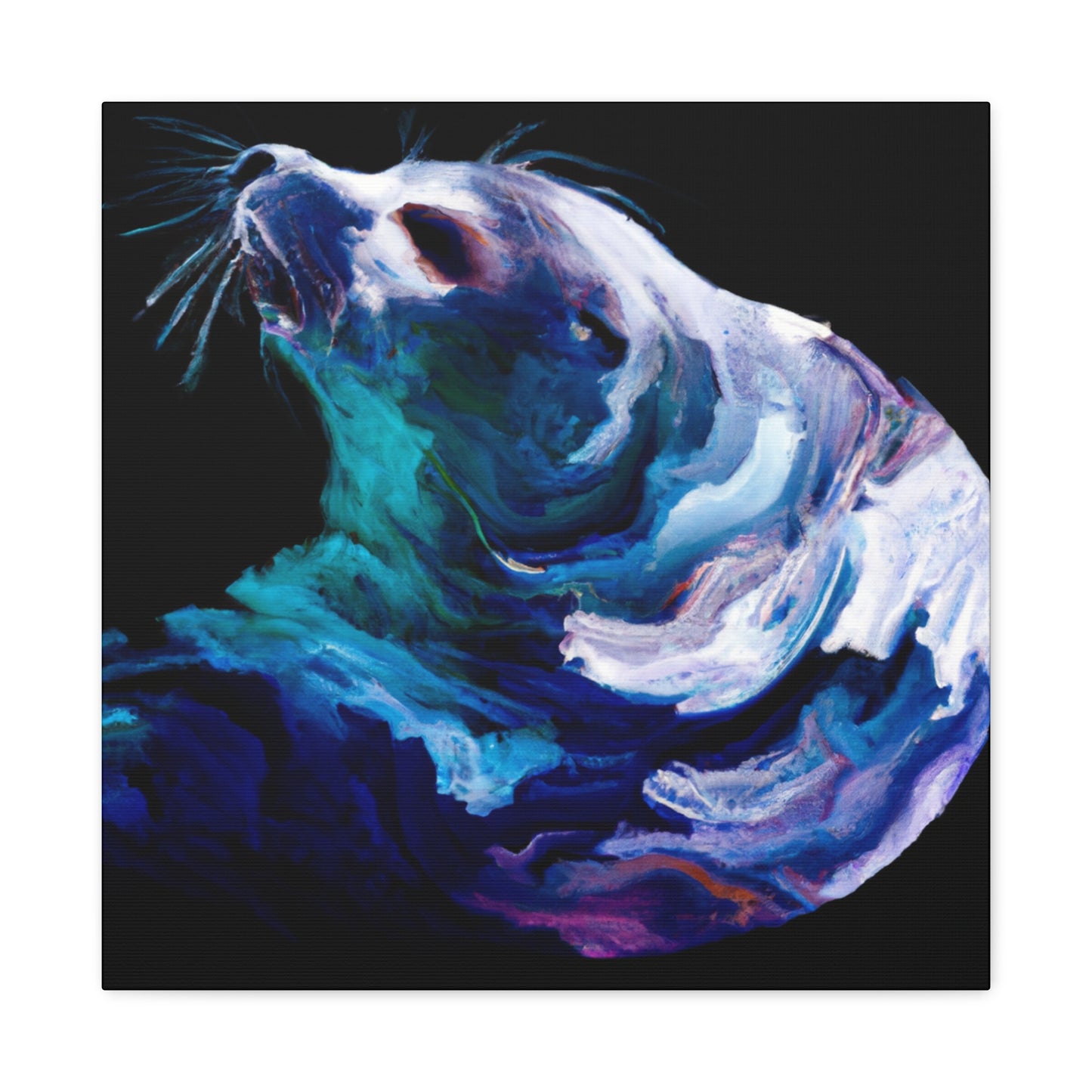 "Harp Seal Splendor" - Canvas