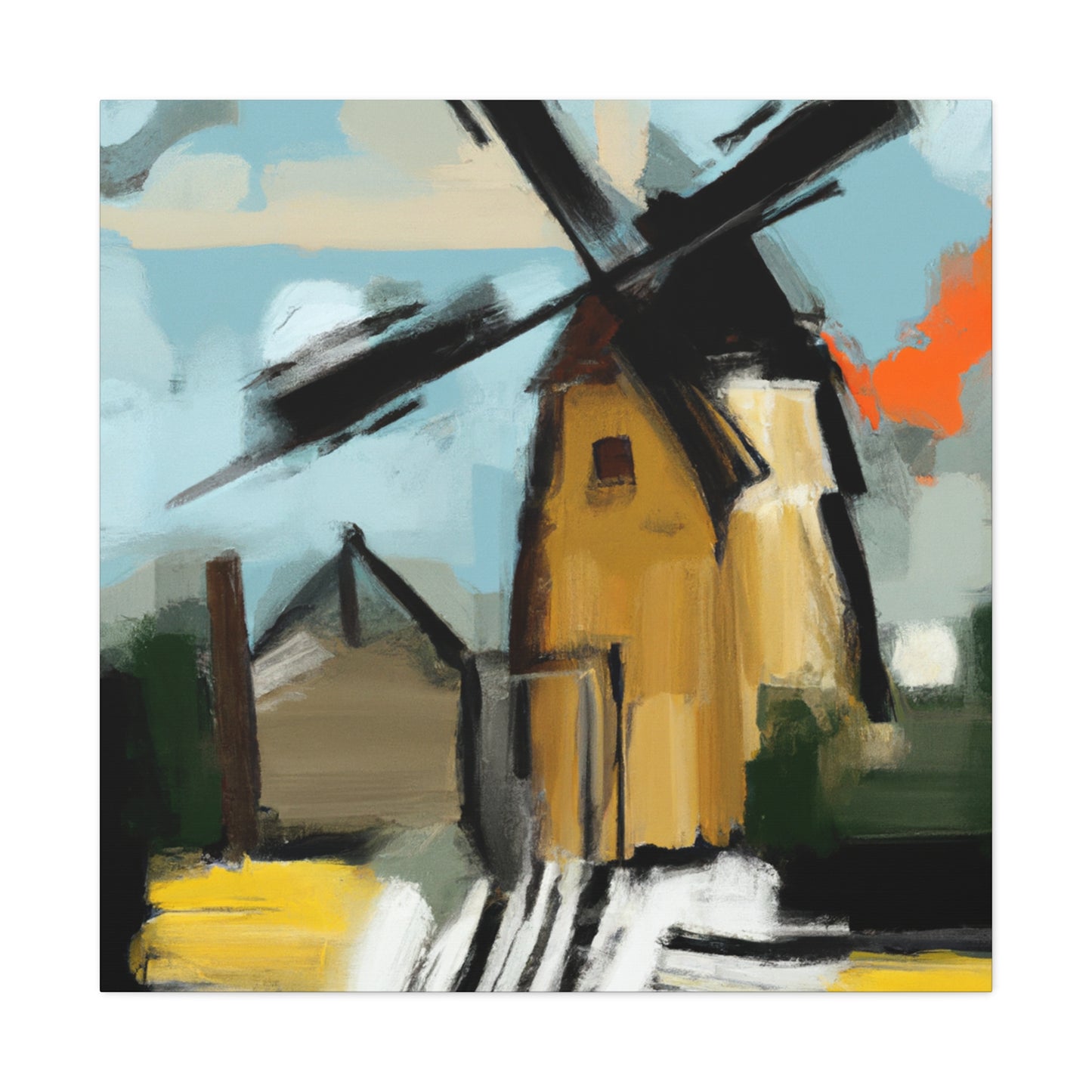 Windmill of abstraction - Canvas